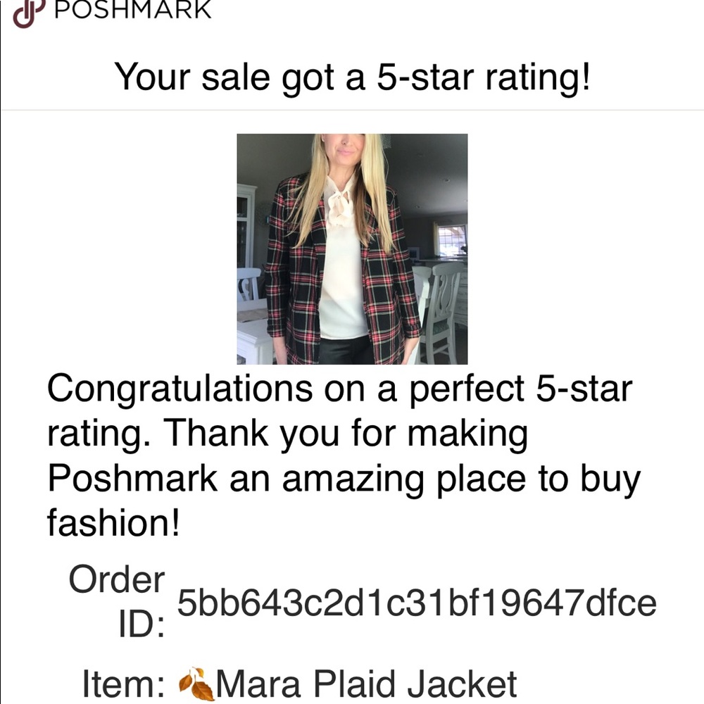 🌼Classic Plaid Blazer 🍂 Sale 1 Left Sale - Picture 6 of 7